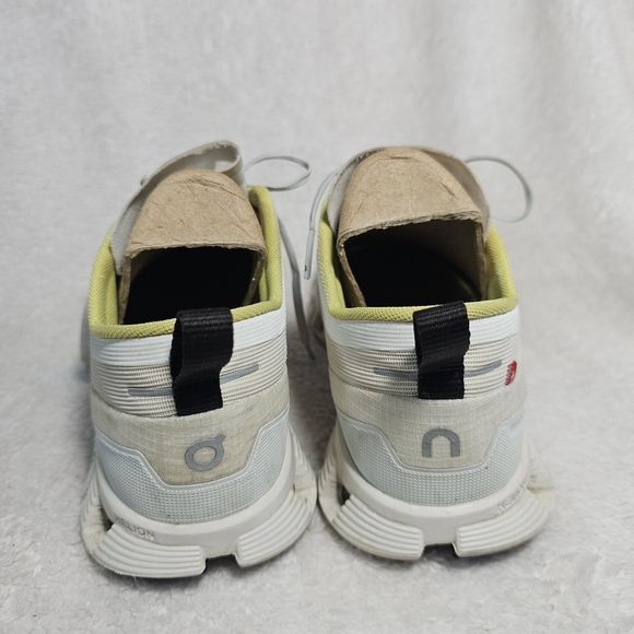 Womens On Cloud X Shift Vapor Acacia Off White Yellow Running Sneakers Shoes - Picture 4 of 14